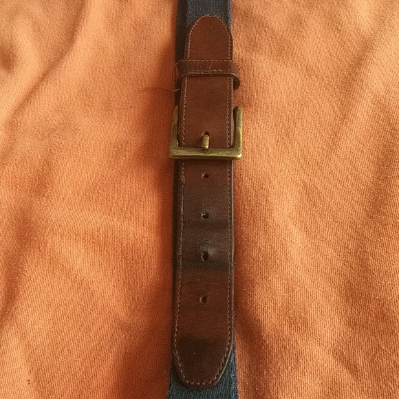 L.L. Bean Accessories Ll Bean Clothleather Belt Sz38x Inch 28 Belt Poshmark